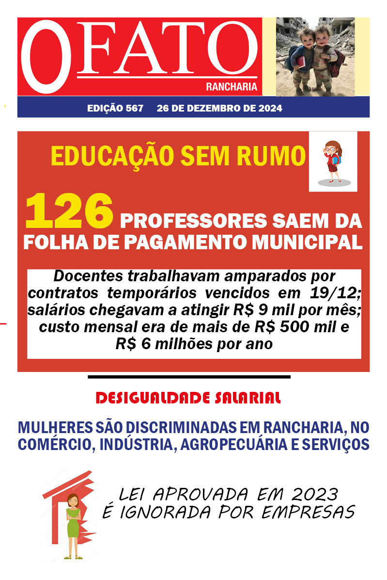 166 professores municipais perdem o emprego. contratos temporários venceram em 19/12