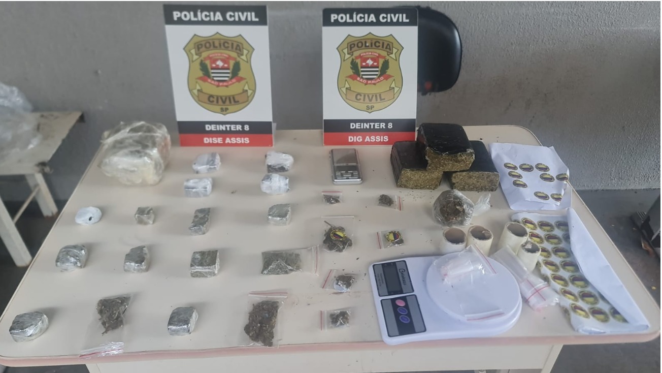 Polícia de Assis apreende com adolescente drogas destinadas ao tráfico