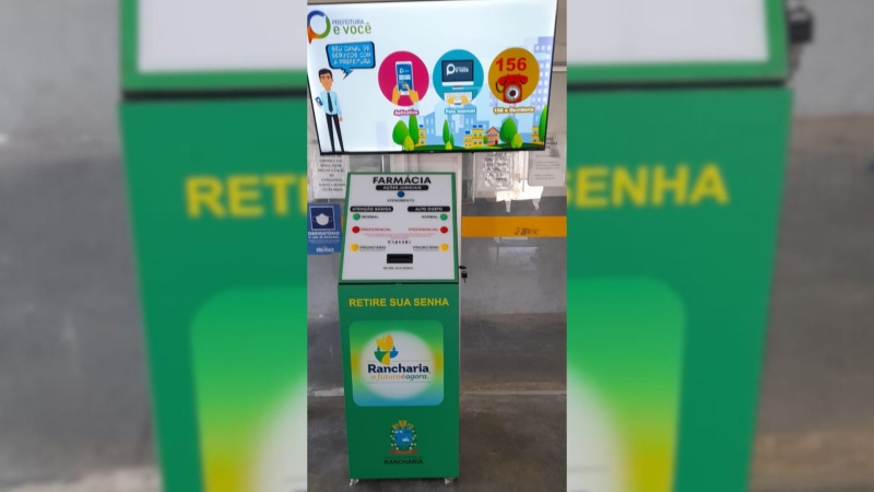 Totens são instalados em locais que geram filas