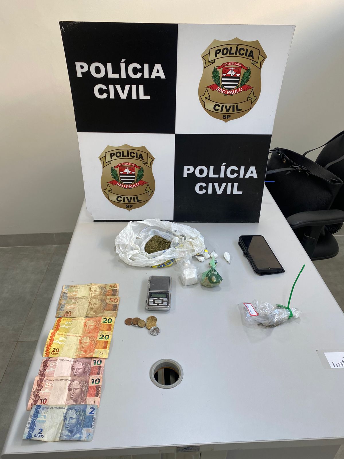 Polícia prende homem em Taciba por tráfico de drogas