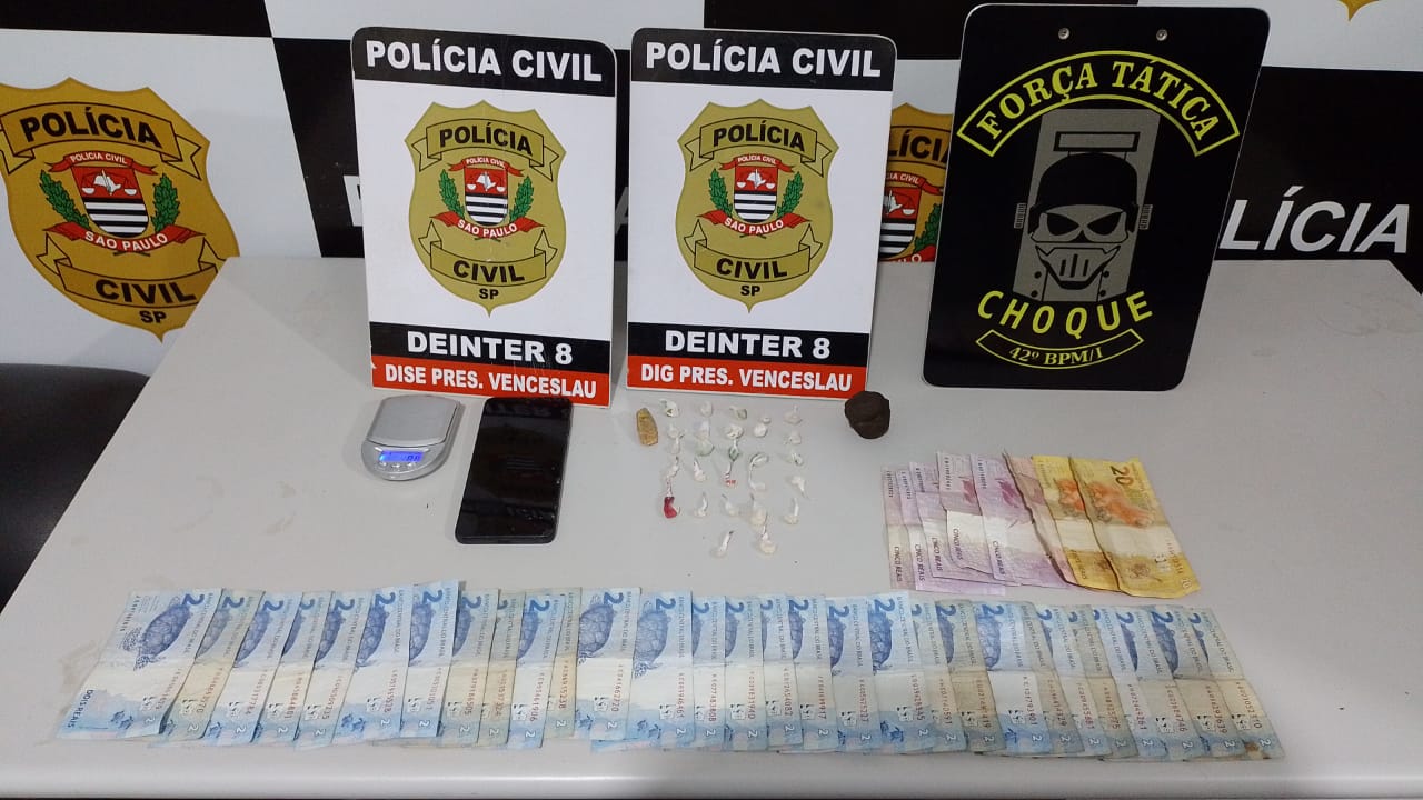 Menor é apreendido com a boca na botija em Venceslau e indiciado por tráfico de drogas