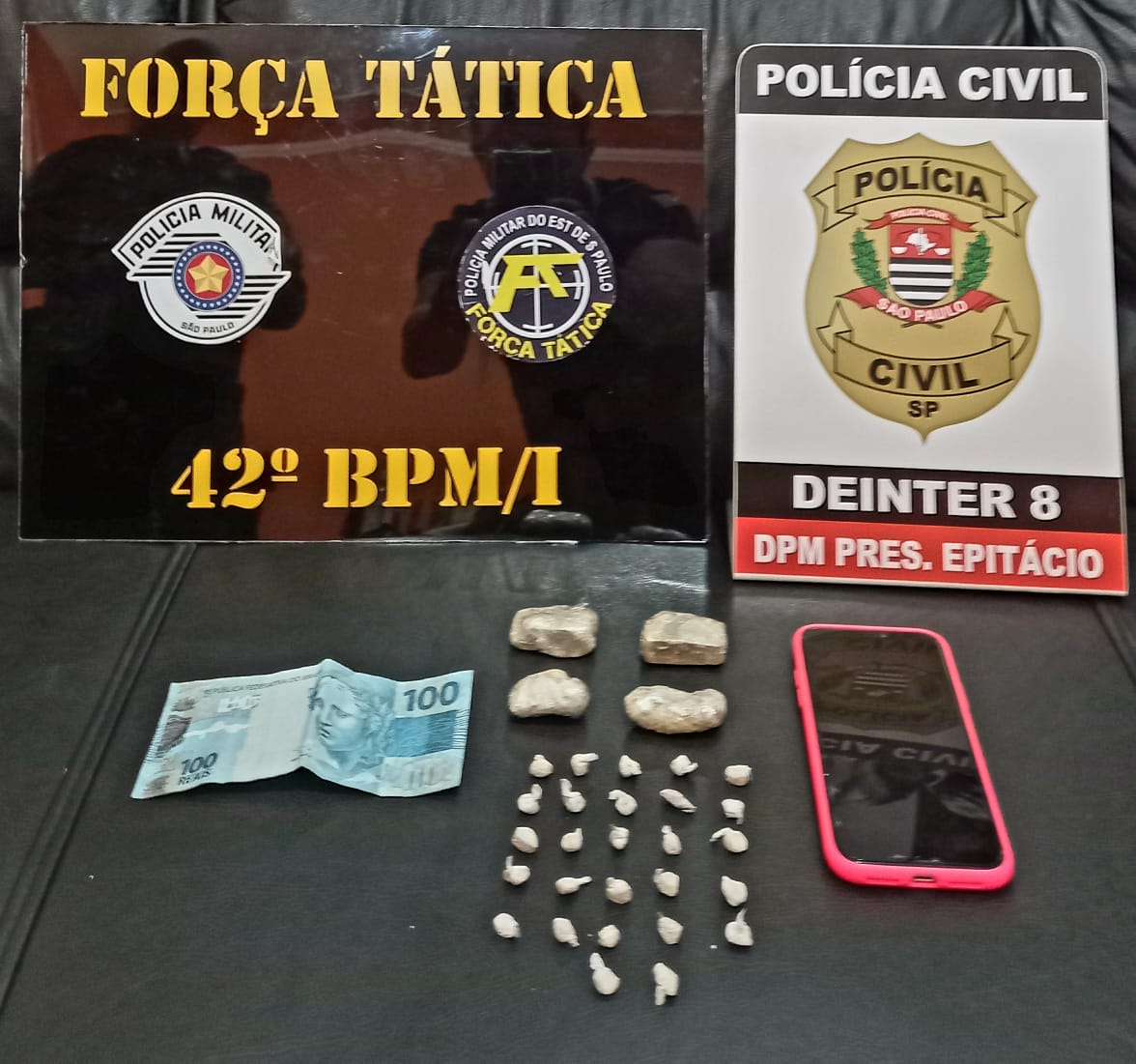 Homem é preso em flagrante por tráfico de drogas, em Epitácio