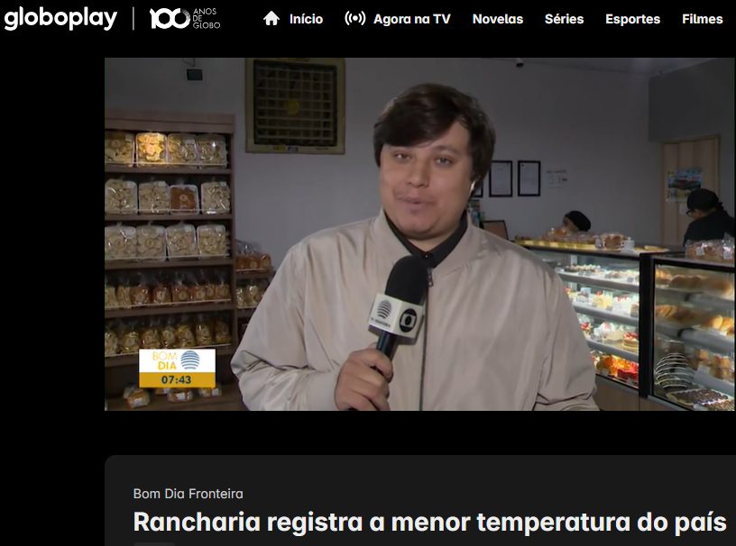Frio em Rancharia dribla até telejornais
