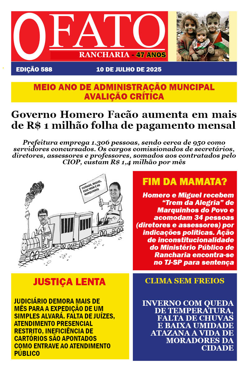 Jornal O FATO, Edição 589 – 10 de julho de 2025