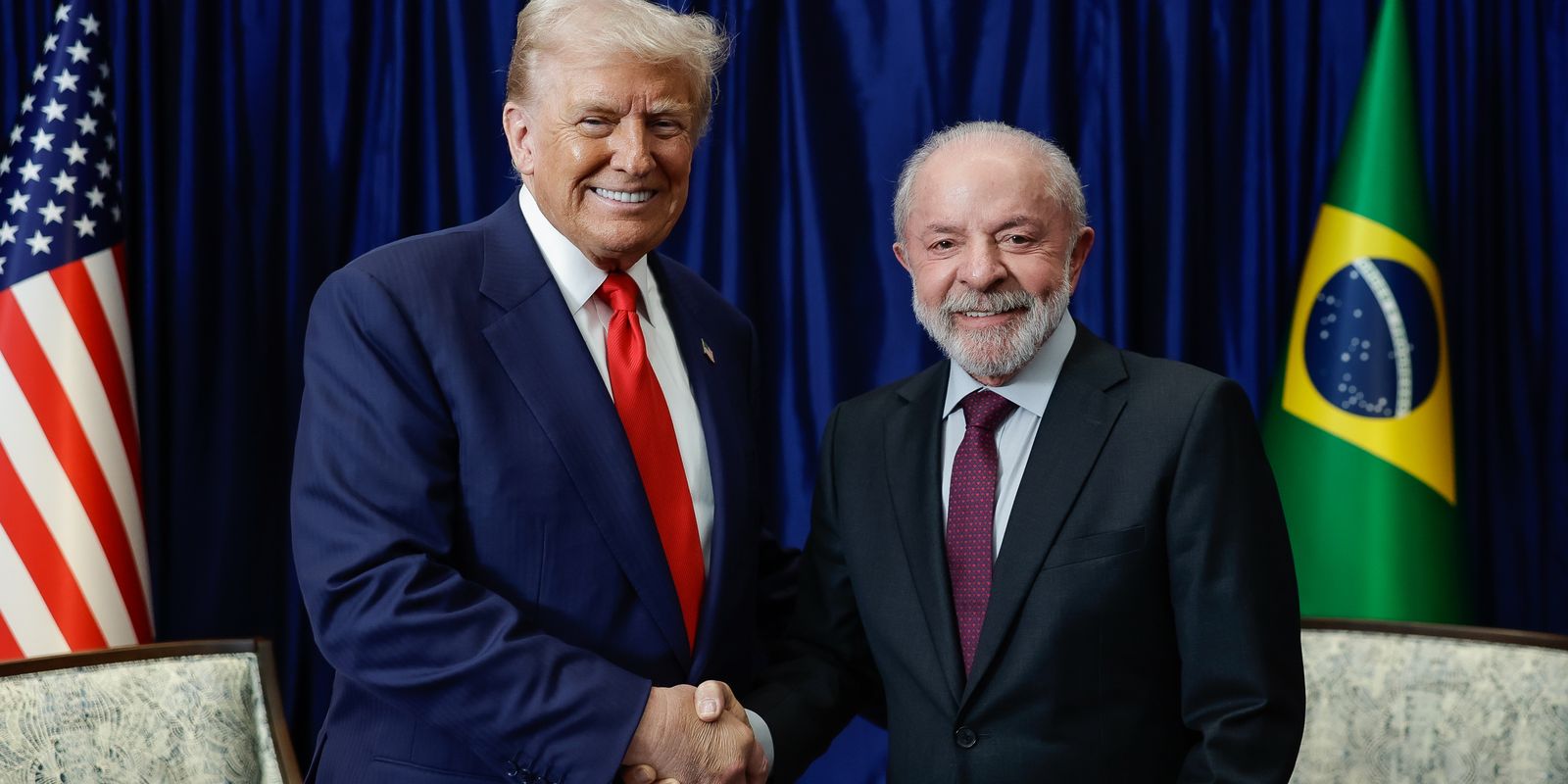 Trump registra encontro com Lula na rede social da Casa Branca