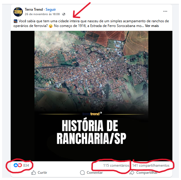 Rancharia desmemoriada aceita qualquer versão sobre a sua história