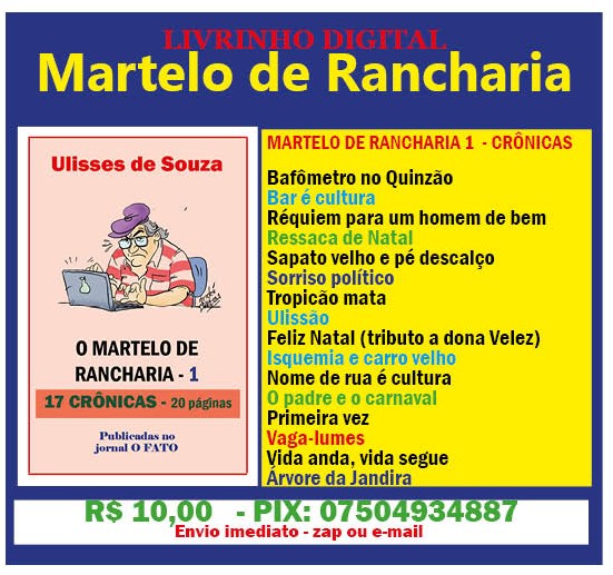 Jornalista publica crônicas em livrinhos digitais sobre pessoas e fatos de Rancharia